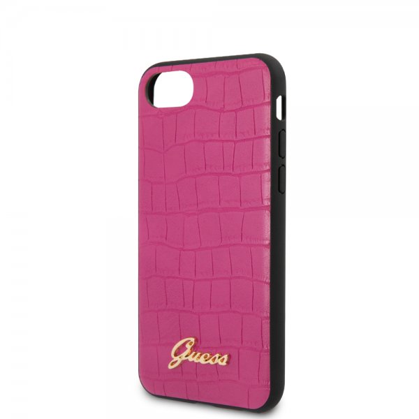 Guess iPhone 7/8/SE Kuori Croco Magenta