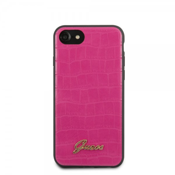 Guess iPhone 7/8/SE Kuori Croco Magenta