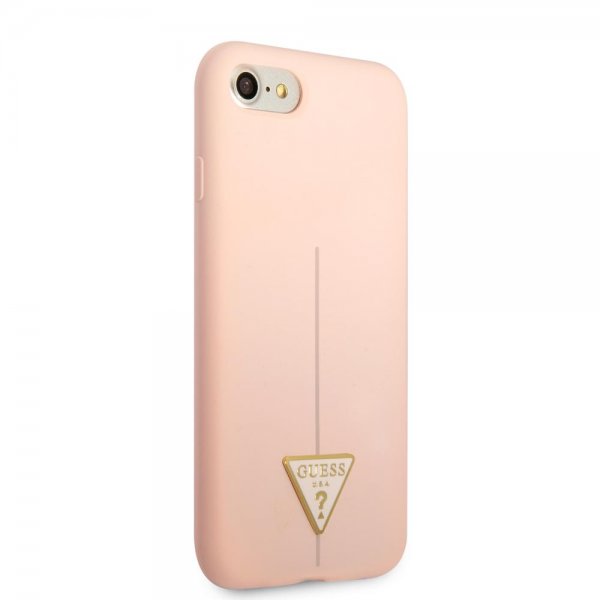 Guess iPhone 7/8/SE Kuori Metal Triangle Ruusukulta