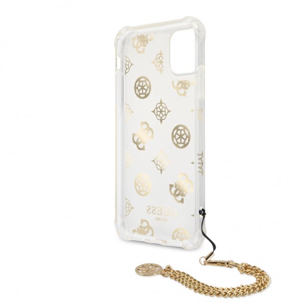 Guess iPhone 11 -suojakuori Chain Peony Gold