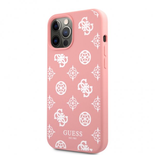 Guess iPhone 12/iPhone 12 Pro Kuori Peony Pink