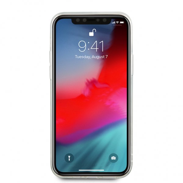 Guess iPhone 12/iPhone 12 Pro Kuoret Liquid Glitter Pink