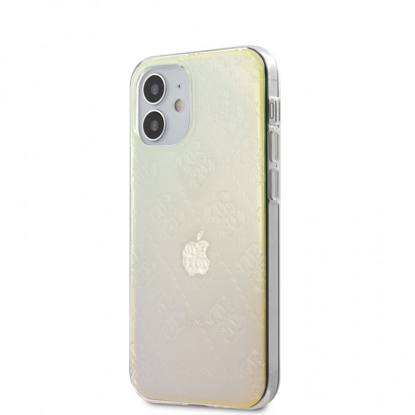 Guess iPhone 12 Mini Kuori 3D Raised Iridescent