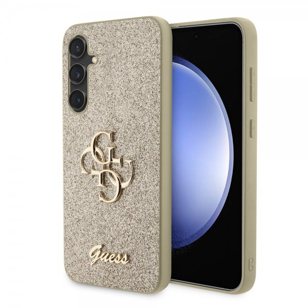 Guess Samsung Galaxy S23 FE Kuoret Fixed Glitter Kulta