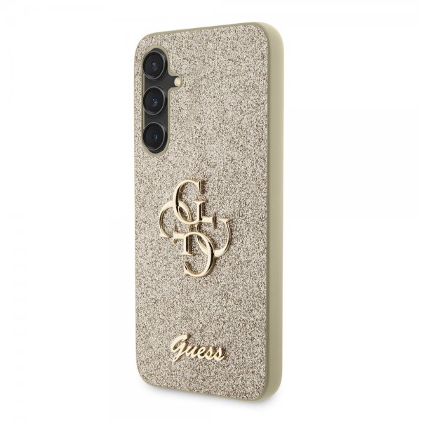 Guess Samsung Galaxy S23 FE Kuoret Fixed Glitter Kulta