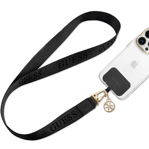 Guess Irrotettava Crossbody-olkahihna Musta