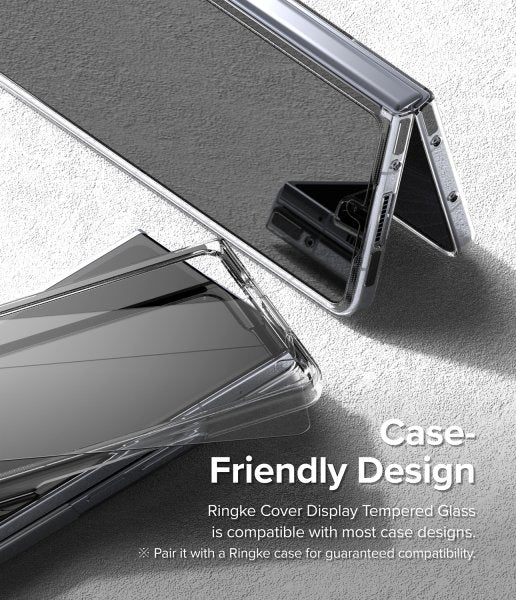 Ringke Samsung Galaxy Z Fold 5 -näytönsuoja, kansinäytön suojalasi
