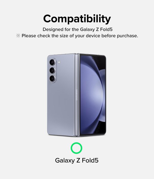 Ringke Samsung Galaxy Z Fold 5 -näytönsuoja, kansinäytön suojalasi