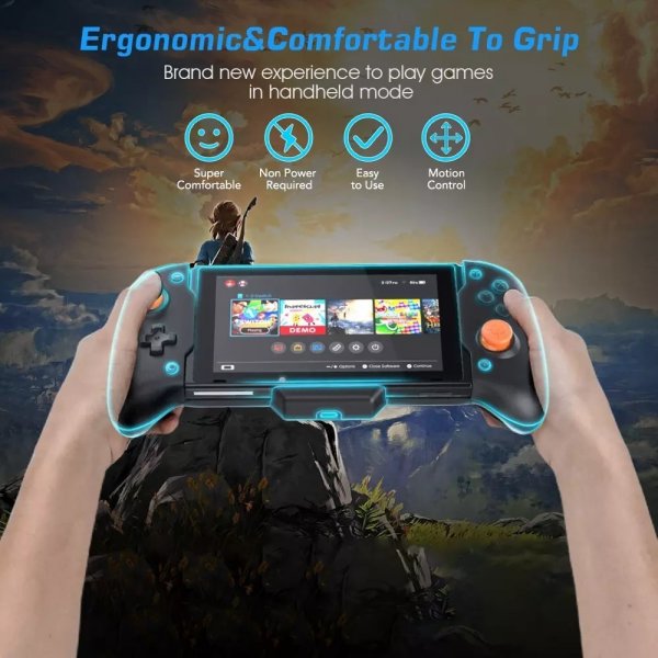 Dobe-käsipeliohjain kotelolla Nintendo Switchille