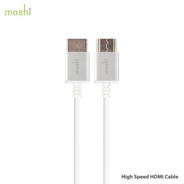 Moshi High Speed HDMI -kaapeli 2 m, valkoinen