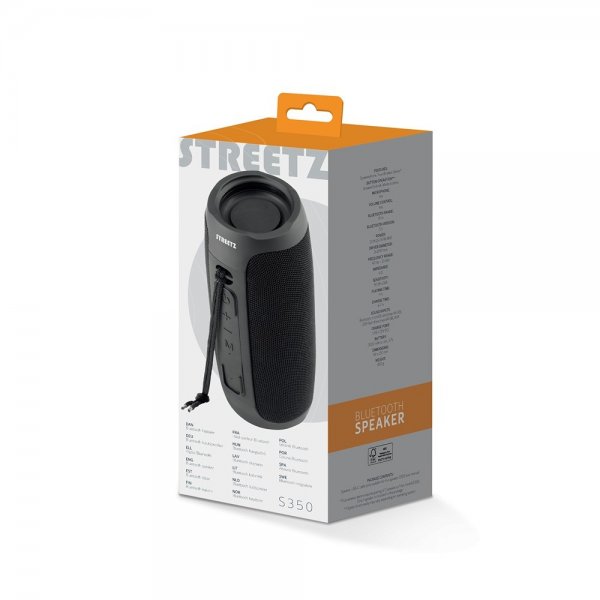 Streetz Högtalare S350 Bluetooth-högtalare 20W Svart