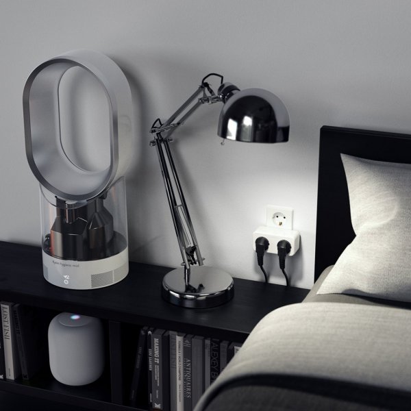 Satechi HomeKit kaksoisälypistorasia