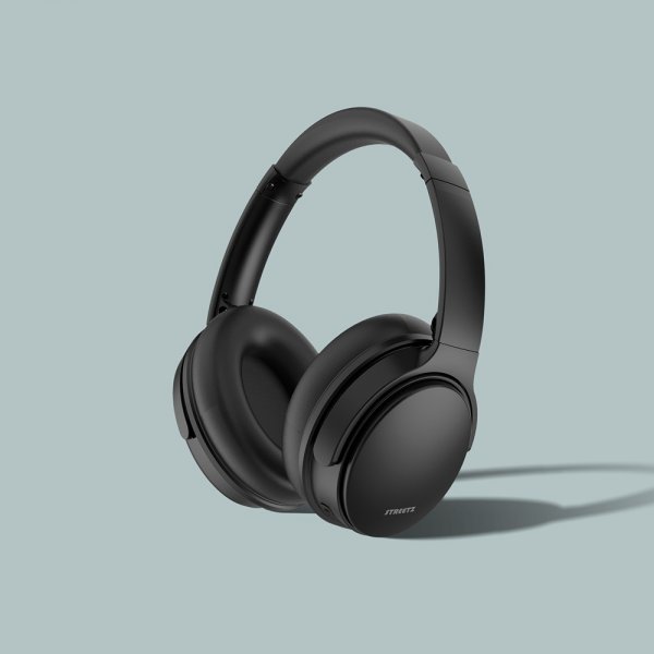 Streetz BT500 Wireless ANC -kuulokkeet, musta
