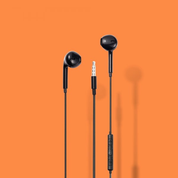 Streetz E100 Semi-In-Ear-nappikuulokkeet, 3,5 mm, musta