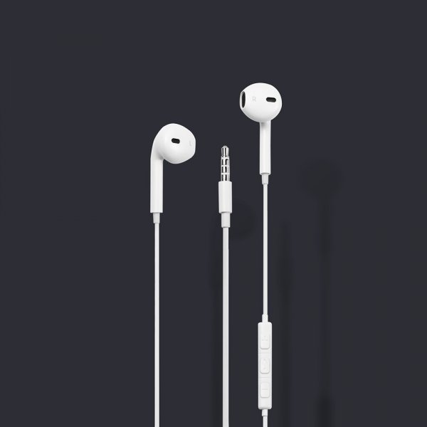 Streetz kuulokkeet E100 Semi-In-Ear-nappikuulokkeet 3.5mm valkoinen