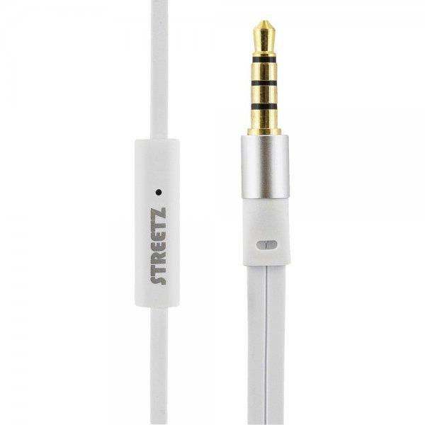 Streetz Kuulokkeet E110 Nappikuulokkeet 3.5mm Valkoinen
