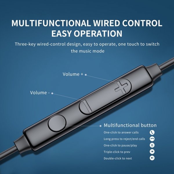 Joyroom Kuulokkeet JR-EC03 USB-C Hopea