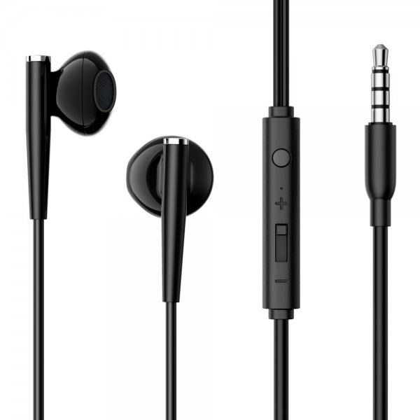Joyroom Kuulokkeet JR-EW04 Langalliset nappikuulokkeet 3.5mm Musta