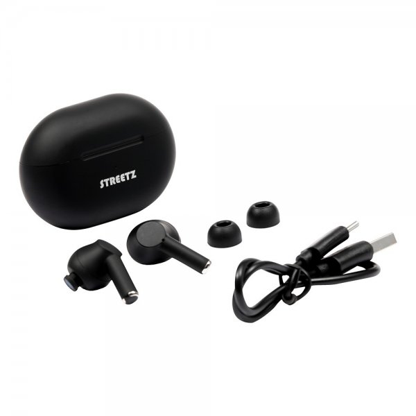 Streetz Kuulokkeet T230 Wireless Earbuds In-Ear Musta
