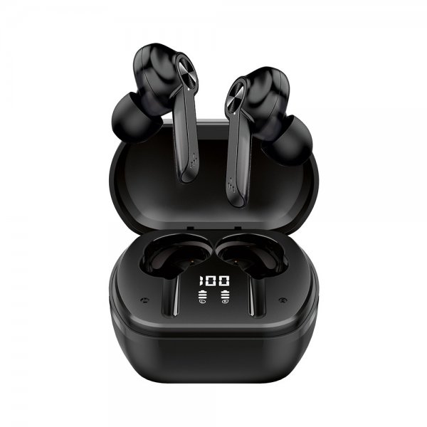 Xqisit Kuulokkeet TW300 True Wireless Earphones ANC Musta
