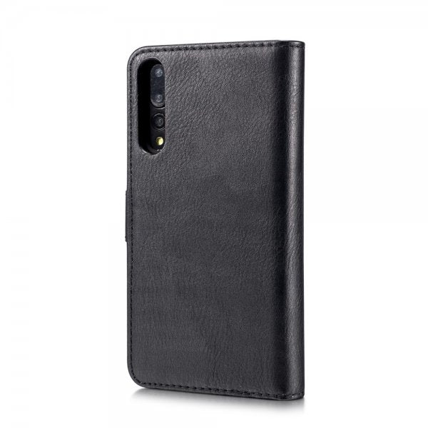 Dg.Ming Huawei P20 Pro Lompakkokotelo Irrotettava Kuori Musta