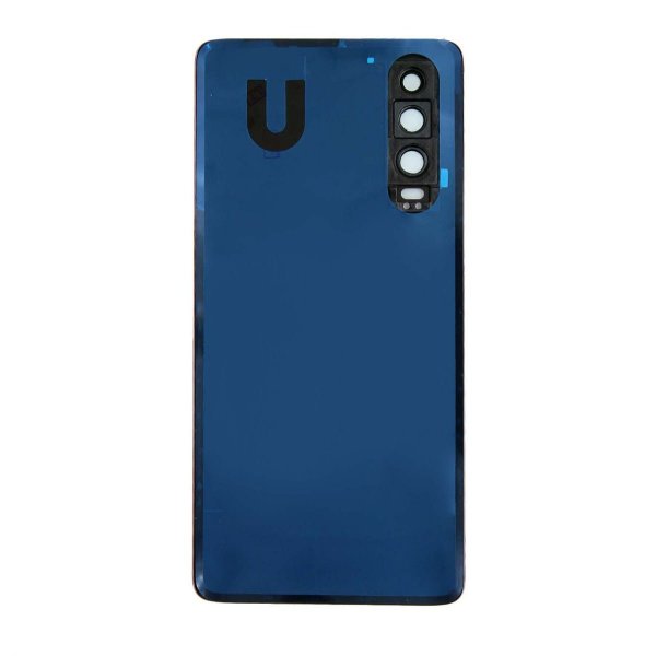 Huawei P30 Takalasi/Akkukansi - Punainen