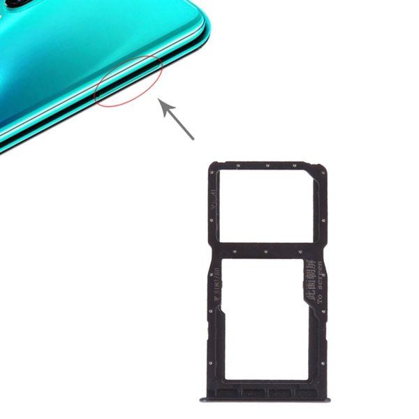Huawei P30 Lite Muistikortti/SIM-korttipidike - Musta
