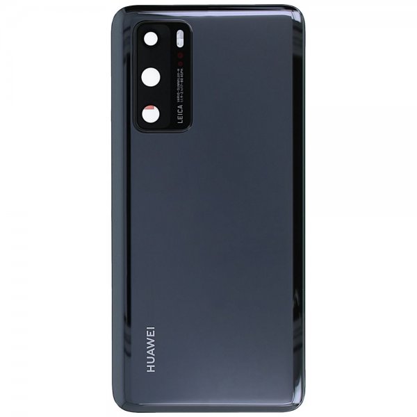 Huawei P40 Takakansi/Akkuluukku - Musta