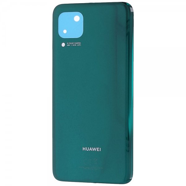 Huawei P40 Lite Takakansi/Akkukotelo - Vihreä
