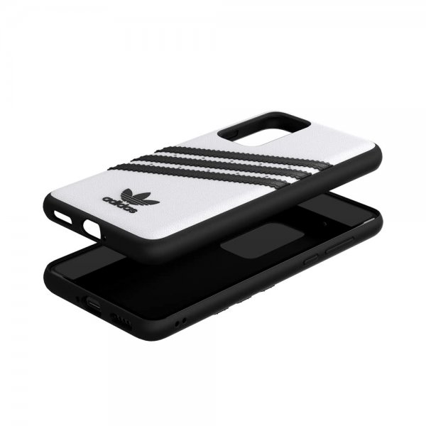 Adidas Huawei P40 -kuori TAI 3 Stripes Snap Case - valkoinen musta