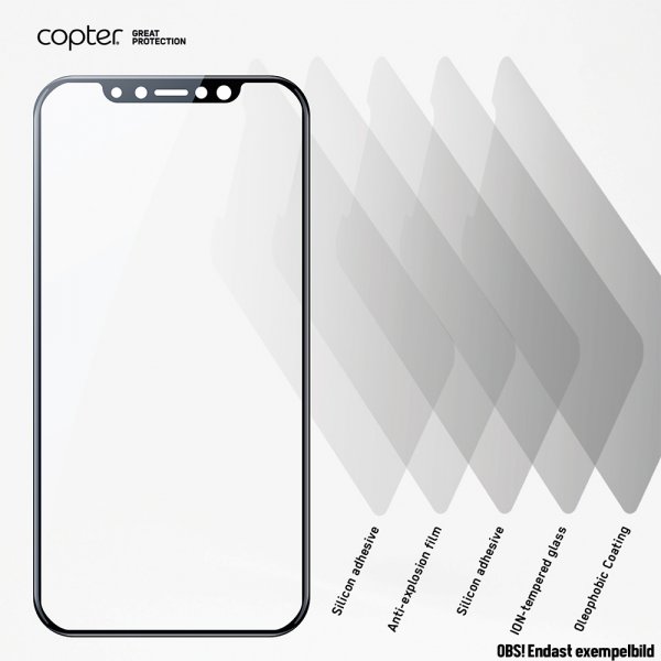 Copter Samsung Note 20 Näytönsuoja Exoglass Curved Musta