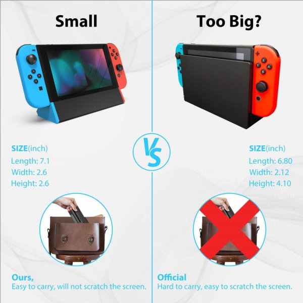 Hubi Nintendo Switchille/Switch OLEDille