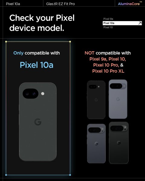 Spigen Google Pixel 10a Näytönsuoja GLAS.tR EZ Fit Pro 2 kpl