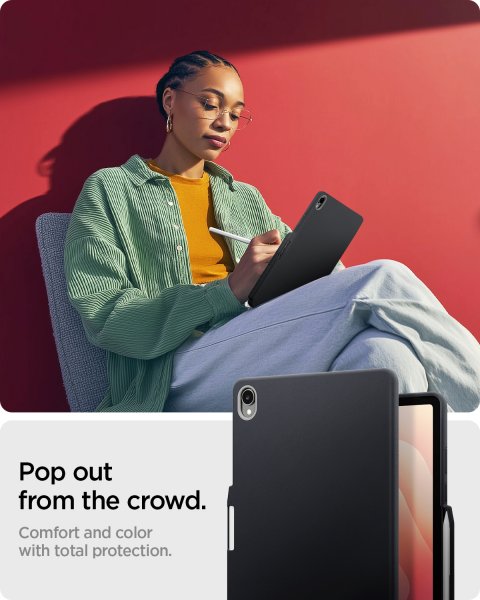 Spigen Samsung Galaxy Tab S11 -kuori Nano Pop Black Sesame