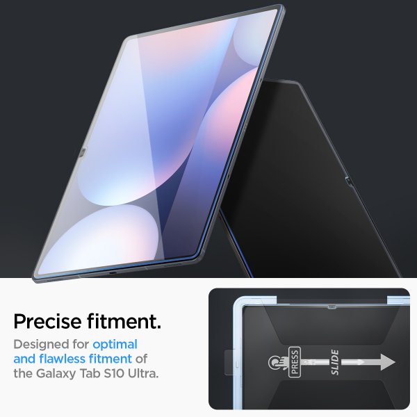 Spigen Samsung Galaxy Tab S9 Ultra/Galaxy Tab S10 Ultra Näytönsuoja GLAS.tR EZ Fit