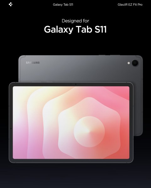 Spigen Samsung Galaxy Tab S11 Näytönsuoja GLAS.tR EZ Fit Pro