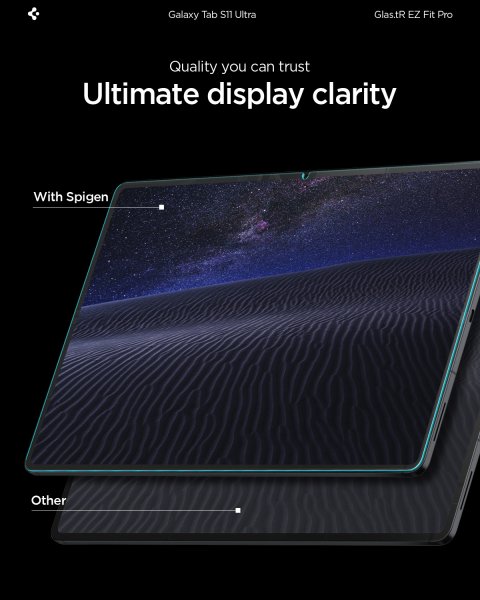 Spigen Samsung Galaxy Tab S11 Ultra Näytönsuoja GLAS.tR EZ Fit Pro