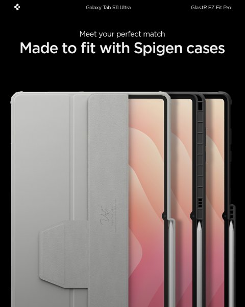 Spigen Samsung Galaxy Tab S11 Ultra Näytönsuoja GLAS.tR EZ Fit Pro