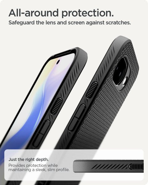 Spigen Google Pixel 10a Kuori Liquid Air Mattamusta