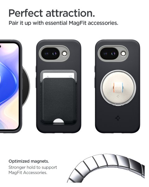 Spigen Google Pixel 10a Kuori Nano Pop MagFit Black Sesame