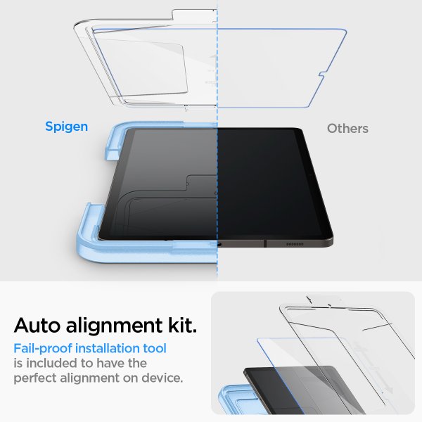 Spigen Samsung Galaxy Tab S9 Plus/Galaxy Tab S10 Plus -näytönsuoja GLAS.tR EZ Fit