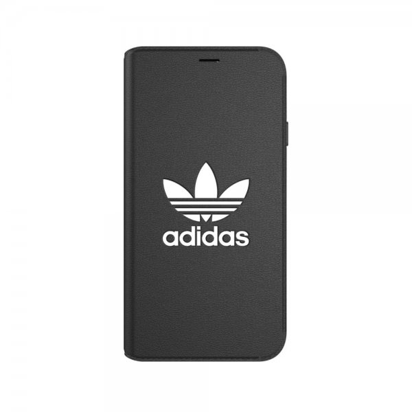 Adidas iPhone X/Xs -kotelo TAI Booklet Case FW19 Musta Valkoinen