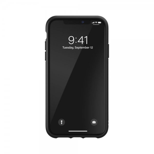 Adidas iPhone 11 -suojakuori tai Trefoil Snap Case FW19, musta-valkoinen