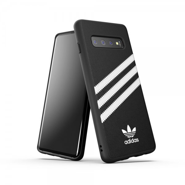 Adidas Samsung Galaxy S10 kuoret OR Moulded Case PU SS19 musta valkoinen