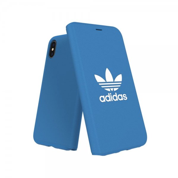 Adidas iPhone X/Xs -kotelo TAI Booklet Case FW19 Bluebird White