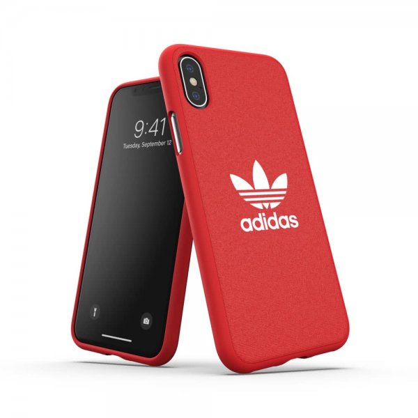 Adidas iPhone X/Xs kuoret OR Moulded Case Canvas FW19 Scarlet