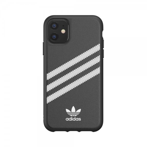 Adidas iPhone 11 -suojakuori OR Moulded Case PU FW19 Musta Valkoinen