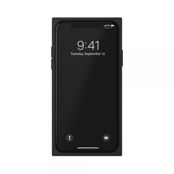 Adidas iPhone X/Xs -suojakuori tai Square Case FW19 Black Holographic