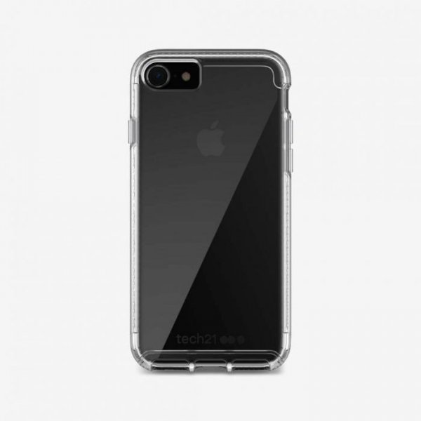 Tech21 iPhone 7/8/SE Pure Clear -suojakuori, kirkas