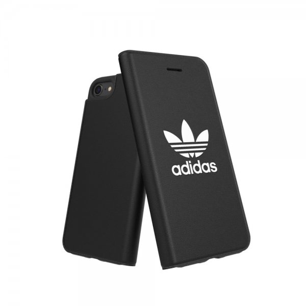 Adidas iPhone 6/6S/7/8/SE suojakuori TAI Booklet Case FW19 Musta Valkoinen